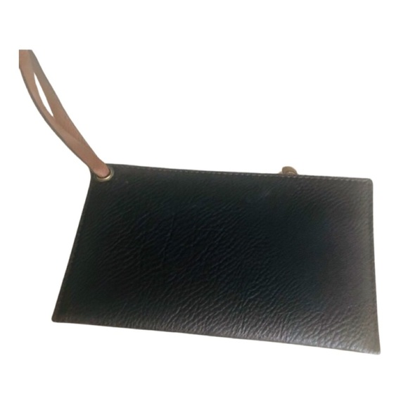 VEGAN LEATHER Wristlet in Black - Picture 1 of 6